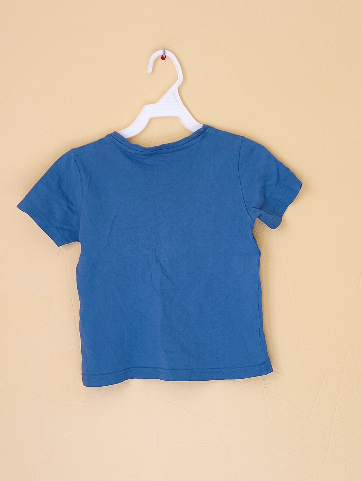T-shirt Lupilu bleu avec impression Taille 2/4 Ans