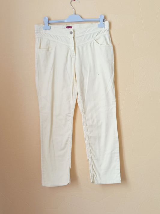 Jeans Maé Mahé jaune pastel Taille 42