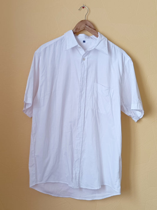 Chemise manches courtes blanche Taille 41/42 (L)