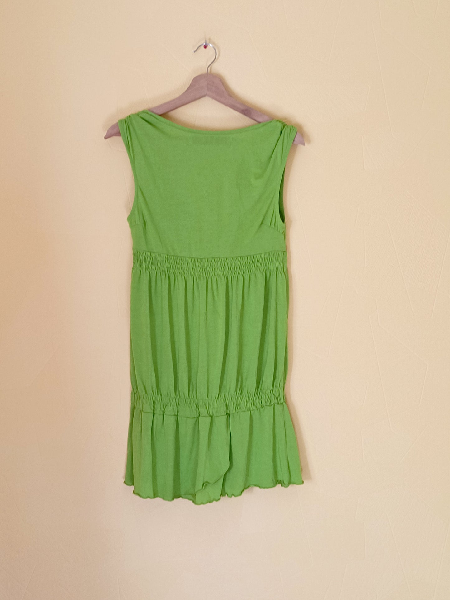 Robe sans manches Zara verte Taille L