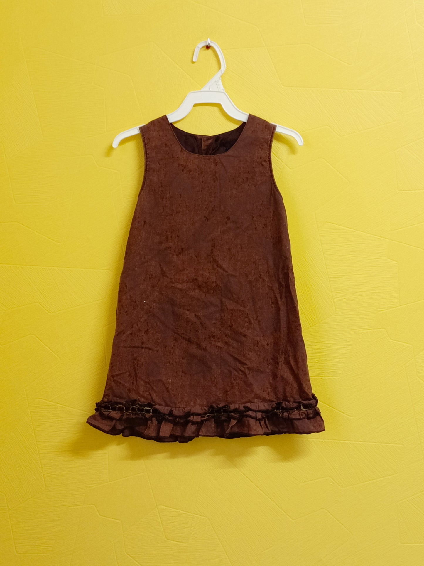 Robe sans manche CFK bordeaux Taille 6 Ans