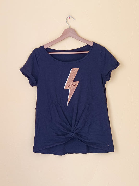 T-shirt Bonobo noir avec impression Taille M