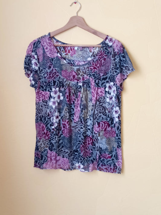 T-shirt à motifs Taille L