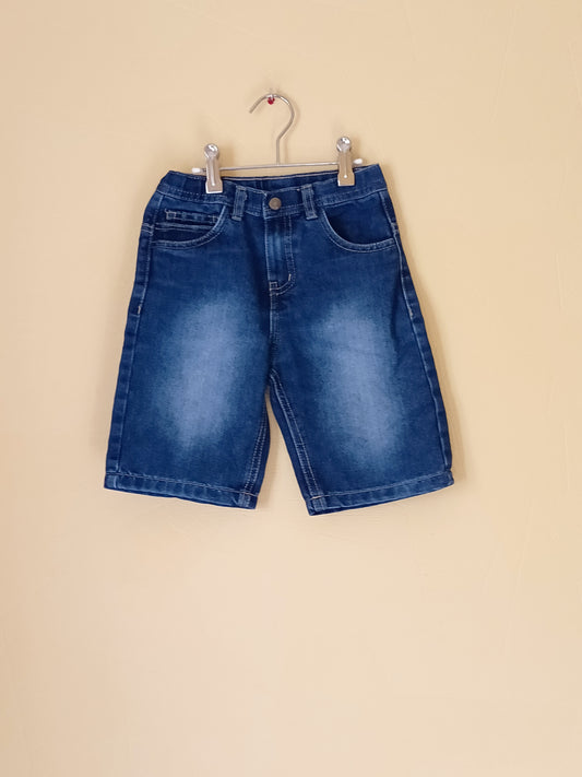 Short en jeans U essentiel bleu délavé Taille 7 Ans