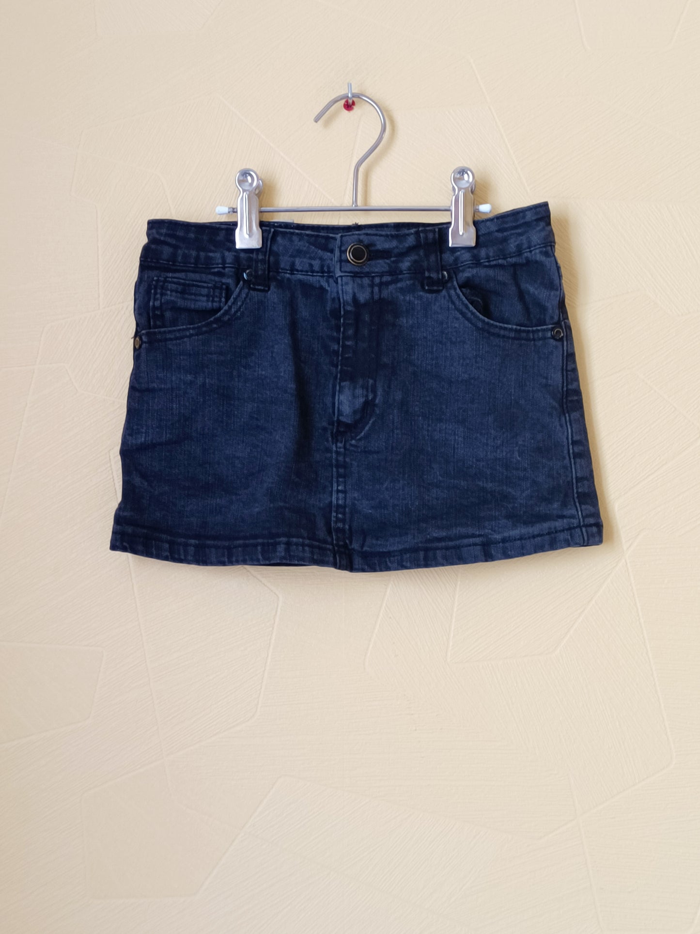 Jupe en jeans Basic Bazar noire Taille 12 Ans