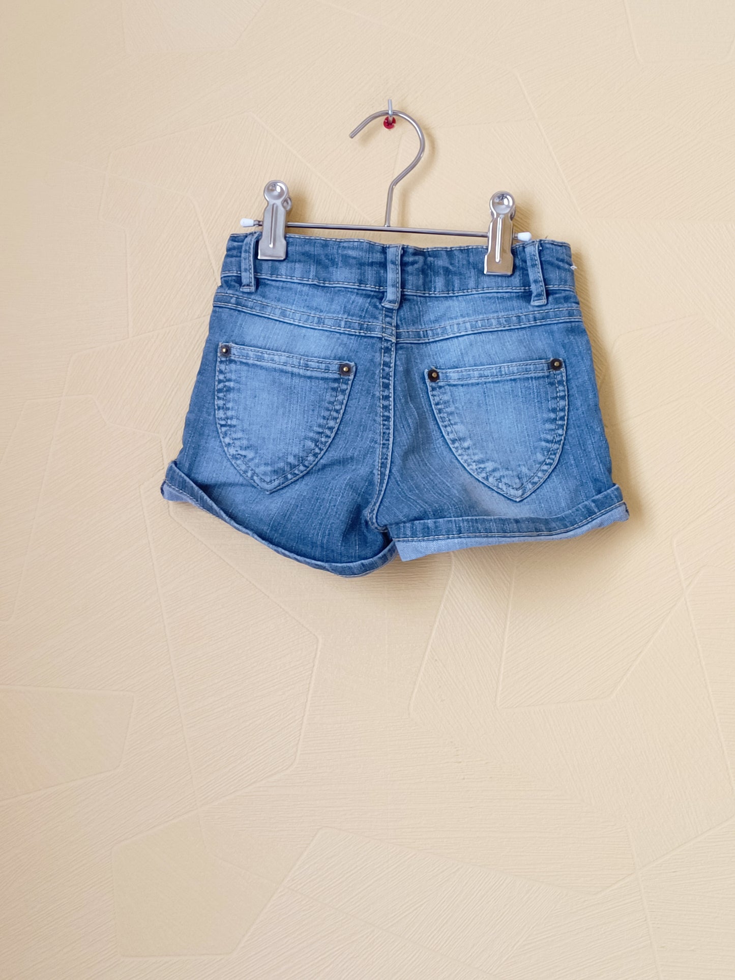 Short en jeans Vynil Fraise bleu clair Taille 4 Ans