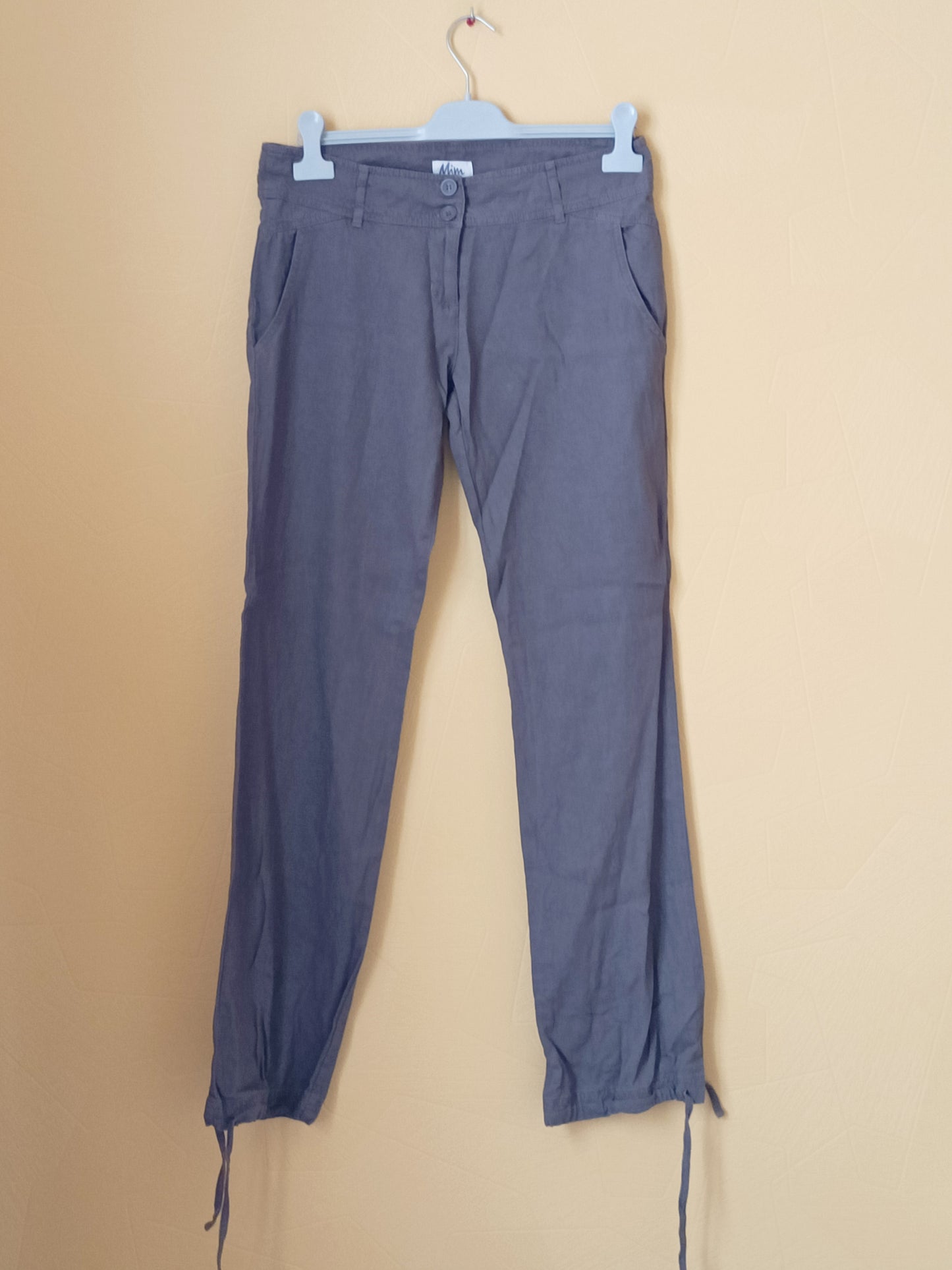 Pantalon léger Mim marron Taille 38