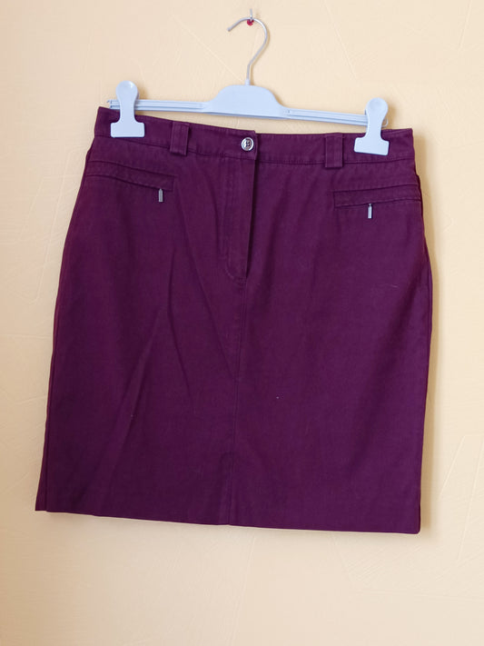 Jupe Antonelle bordeaux Taille 40