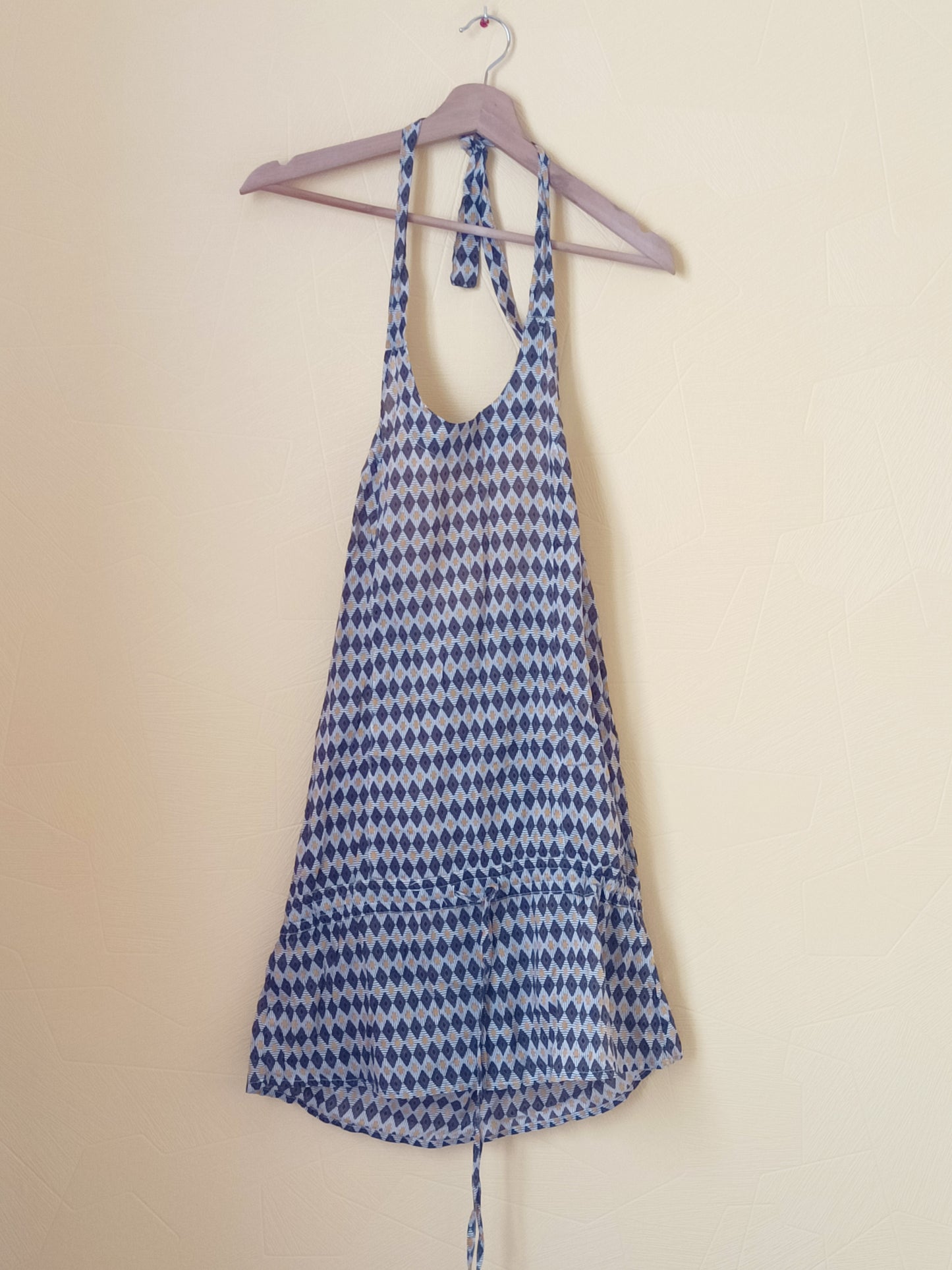Robe tunique dos nu à motifs Taille S