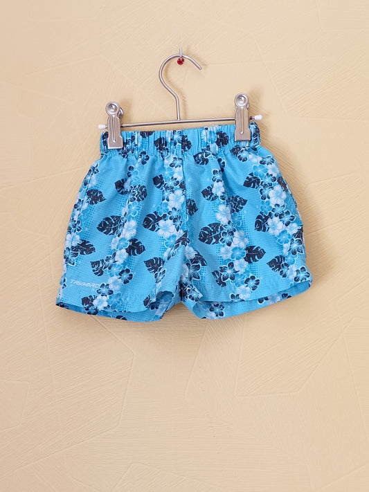 Short de bain Tribord bleu à fleurs Taille 12 Mois