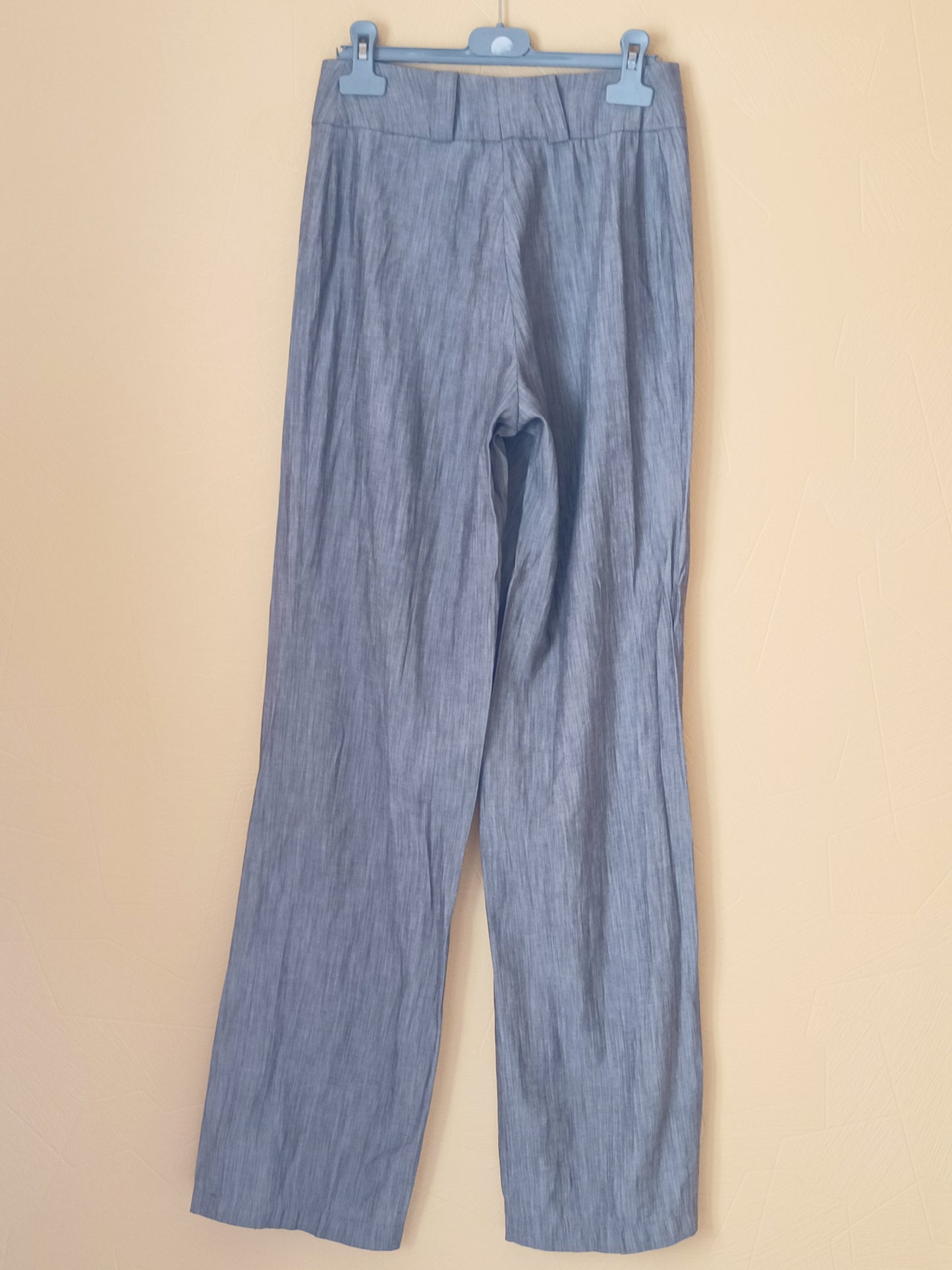 Pantalon gris beige chine Taille 34