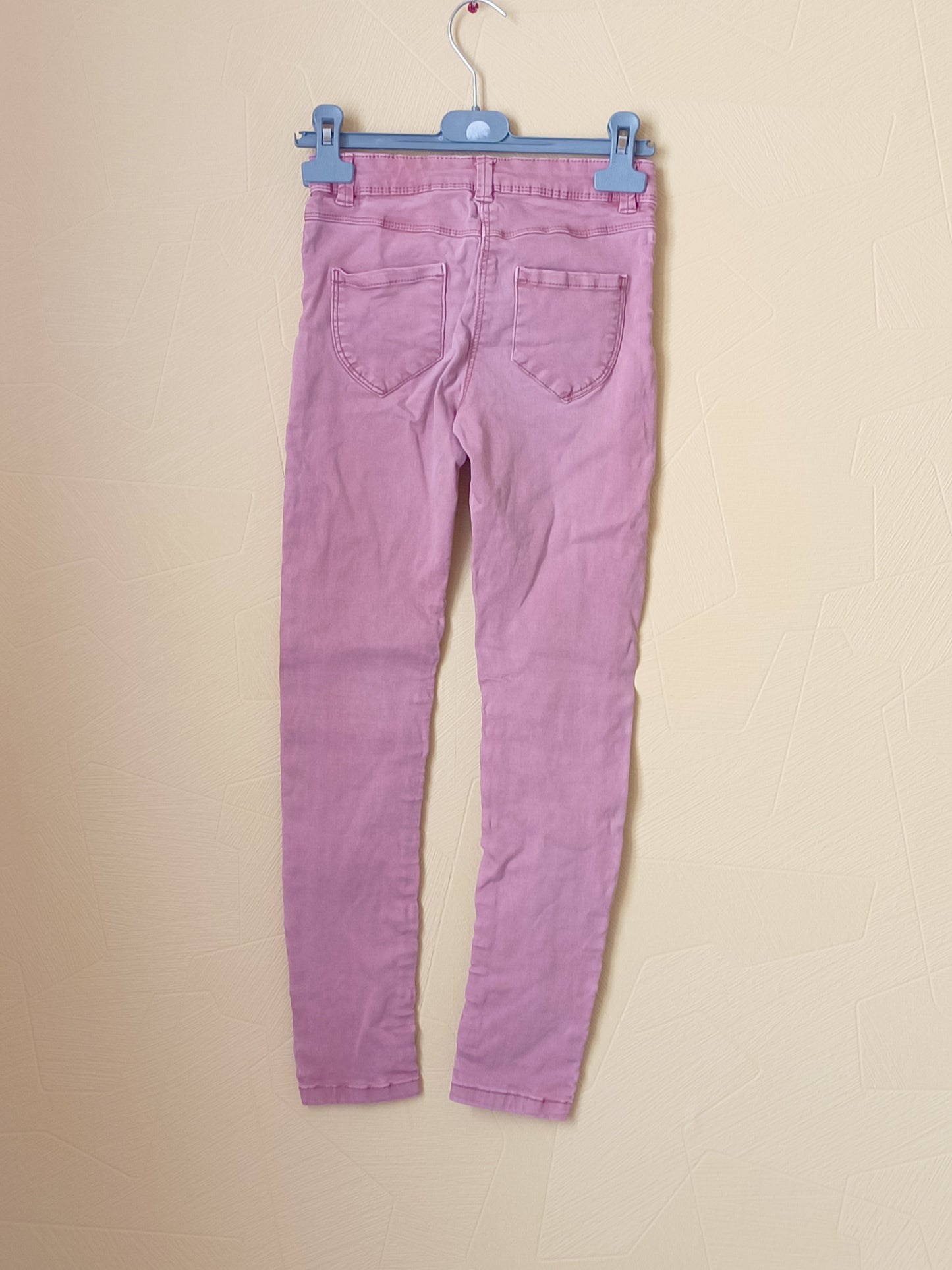 Jeans Kiabi rose orange Taille 9 Ans