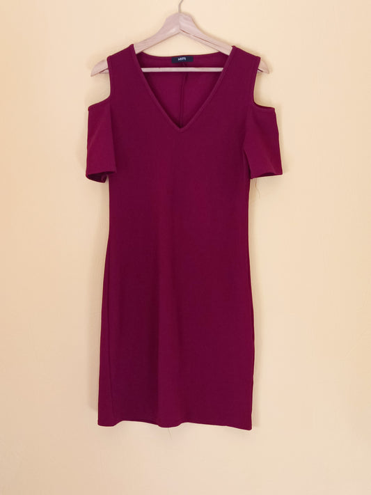 Robe manches courtes Mim bordeaux Taille L