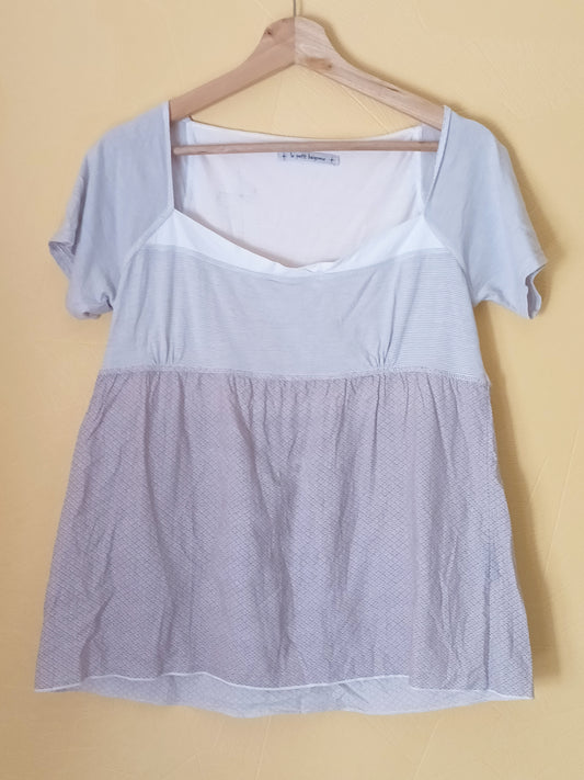 T-shirt Le Petit Baigneur rayé et à motifs Taille M