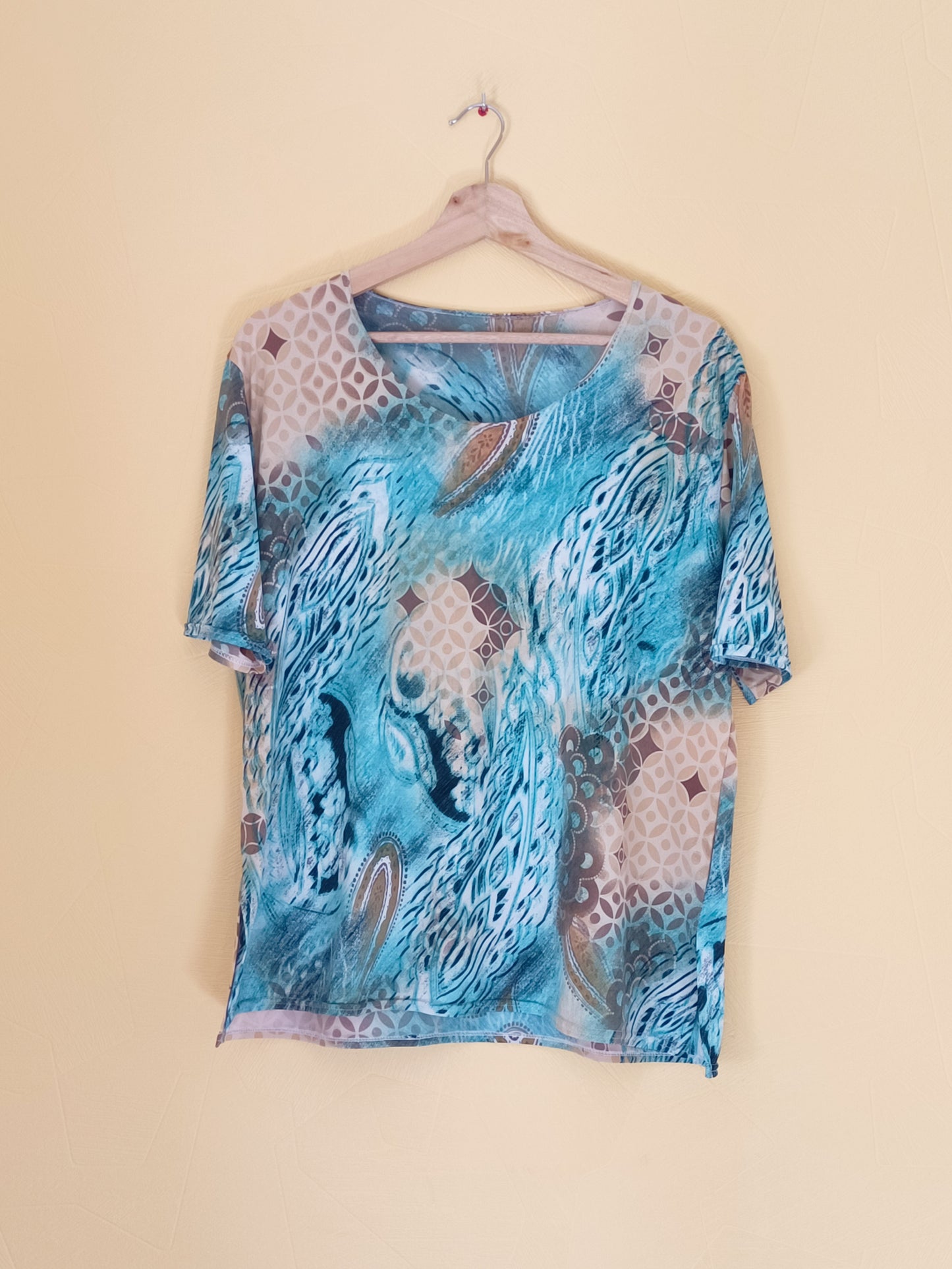 T-shirt fluide imprimé Taille L