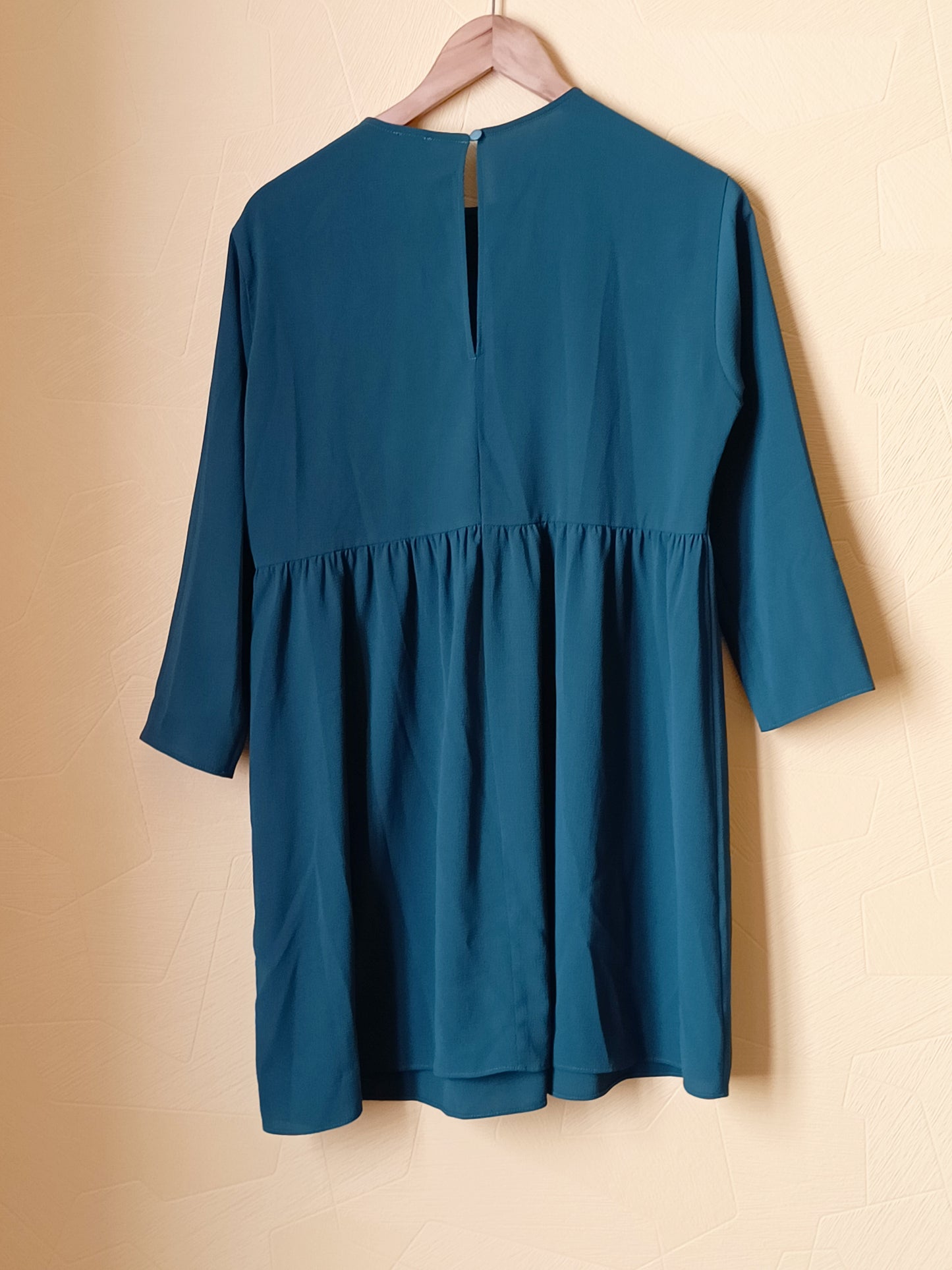 Robe manches 3/4 Asos verte Taille 36