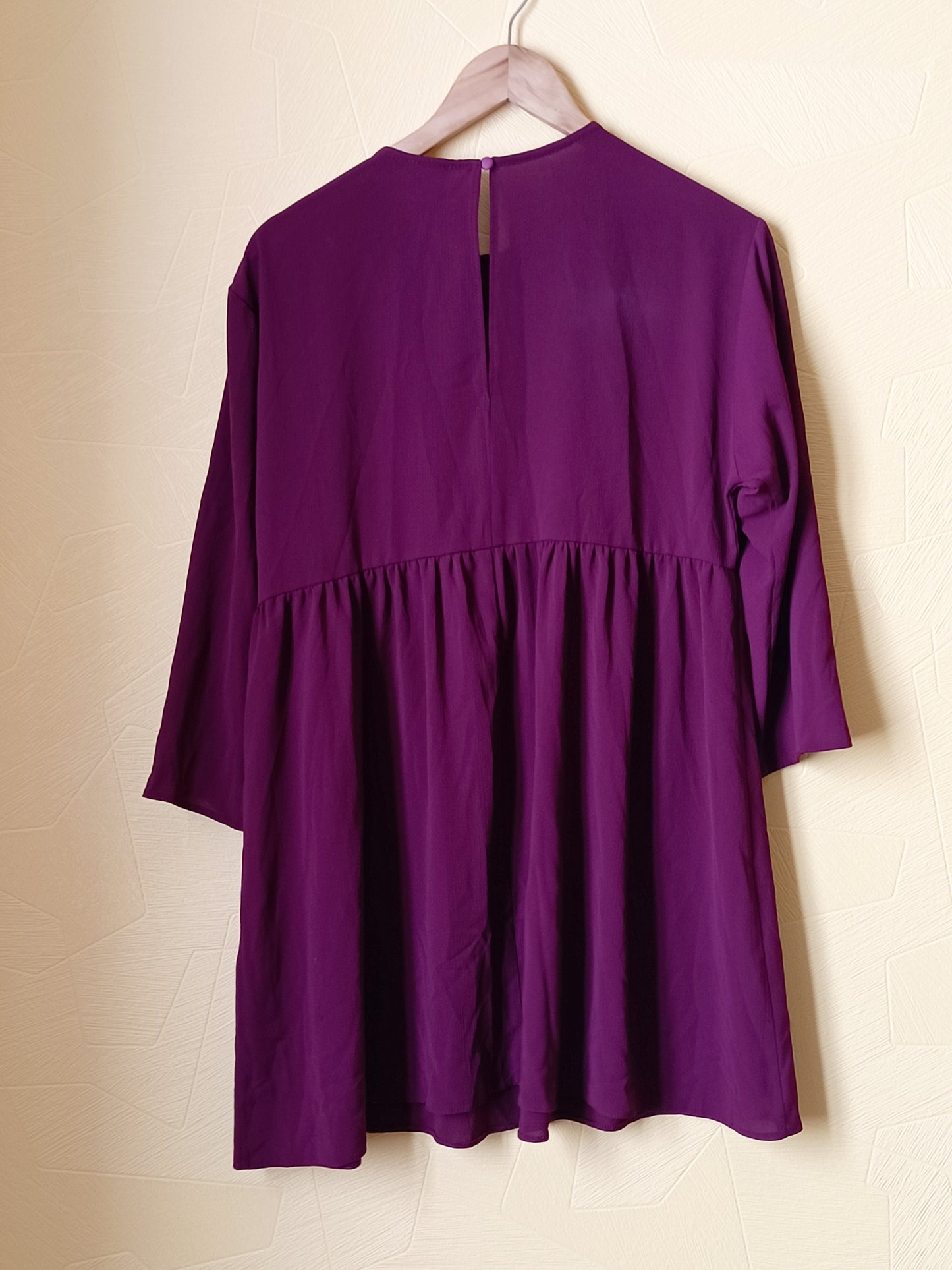 Robe manches 3/4 Asos bordeaux Taille 38