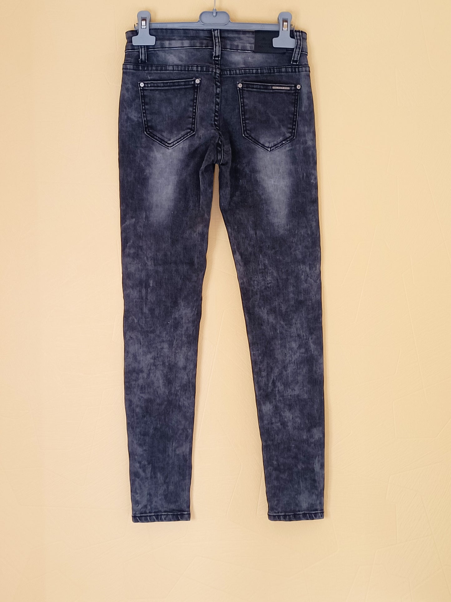 Jeans Miss RJ gris délavé skinny Taille 34