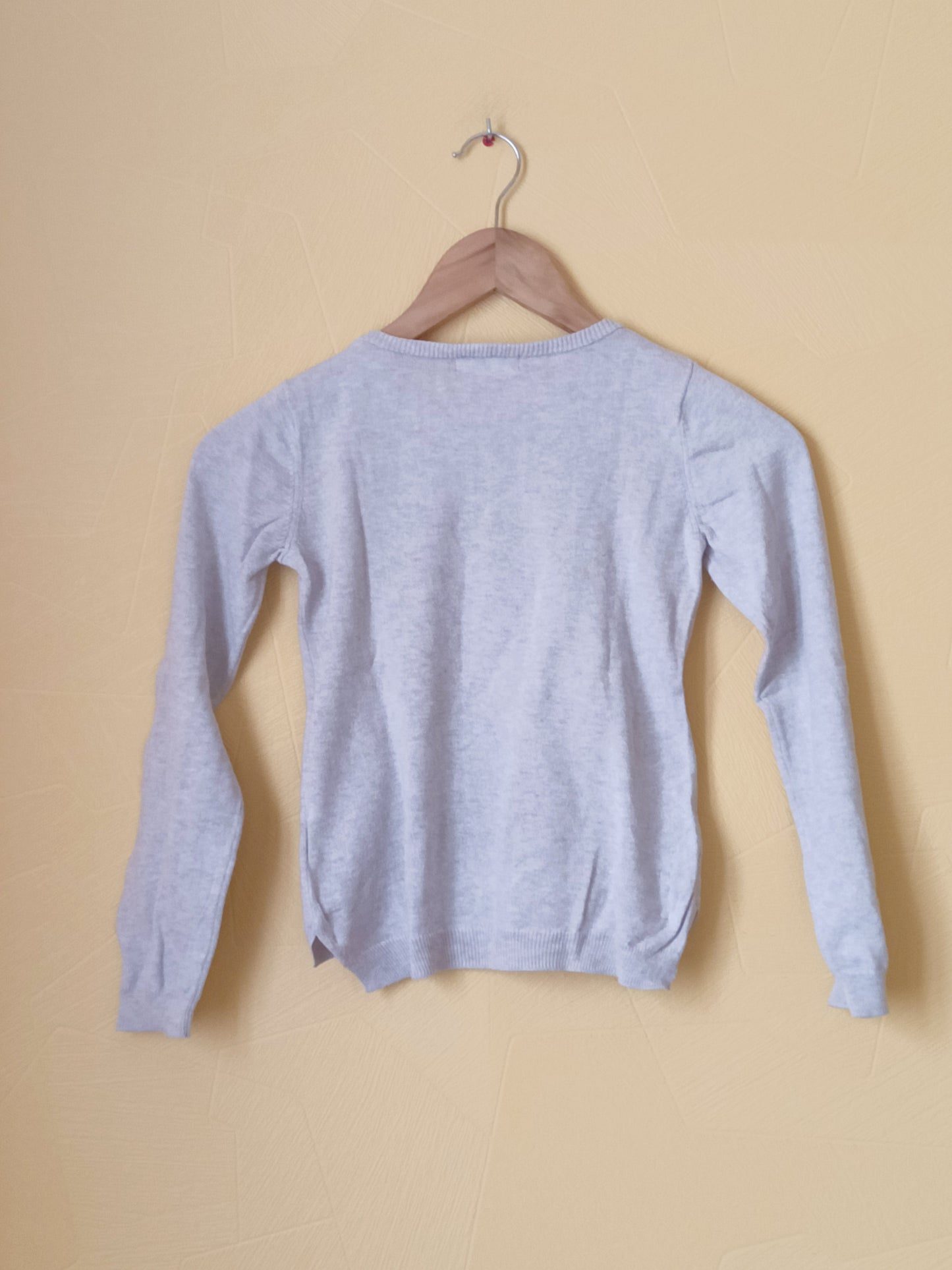 Pull fin H&M beige avec sequins Taille 6/8 Ans