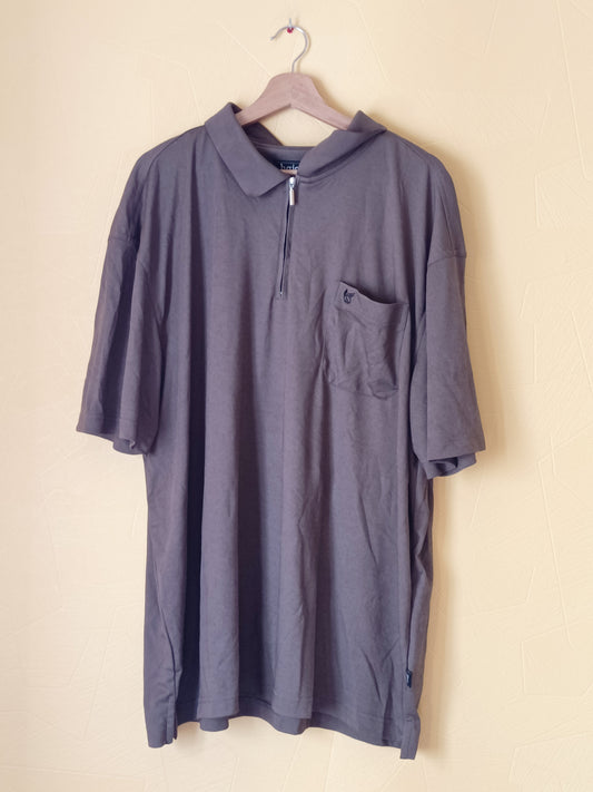 Polo Hajo marron Taille 4XL