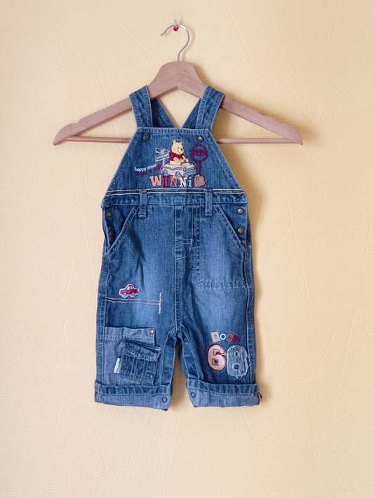 Salopette Disney Baby Winnie l'ourson en jeans Taille 6 Mois