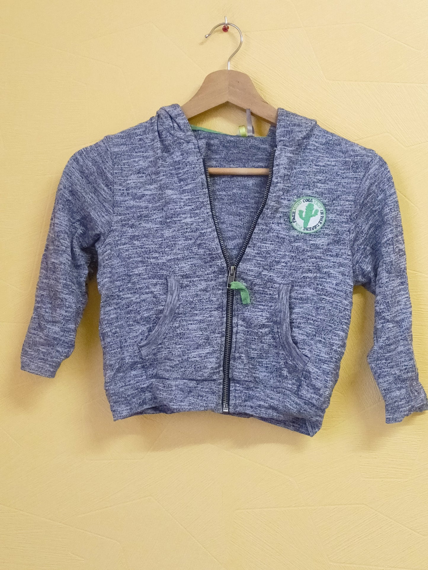 Sweat à capuche zippé Orchestra gris chiné Taille 4 Ans