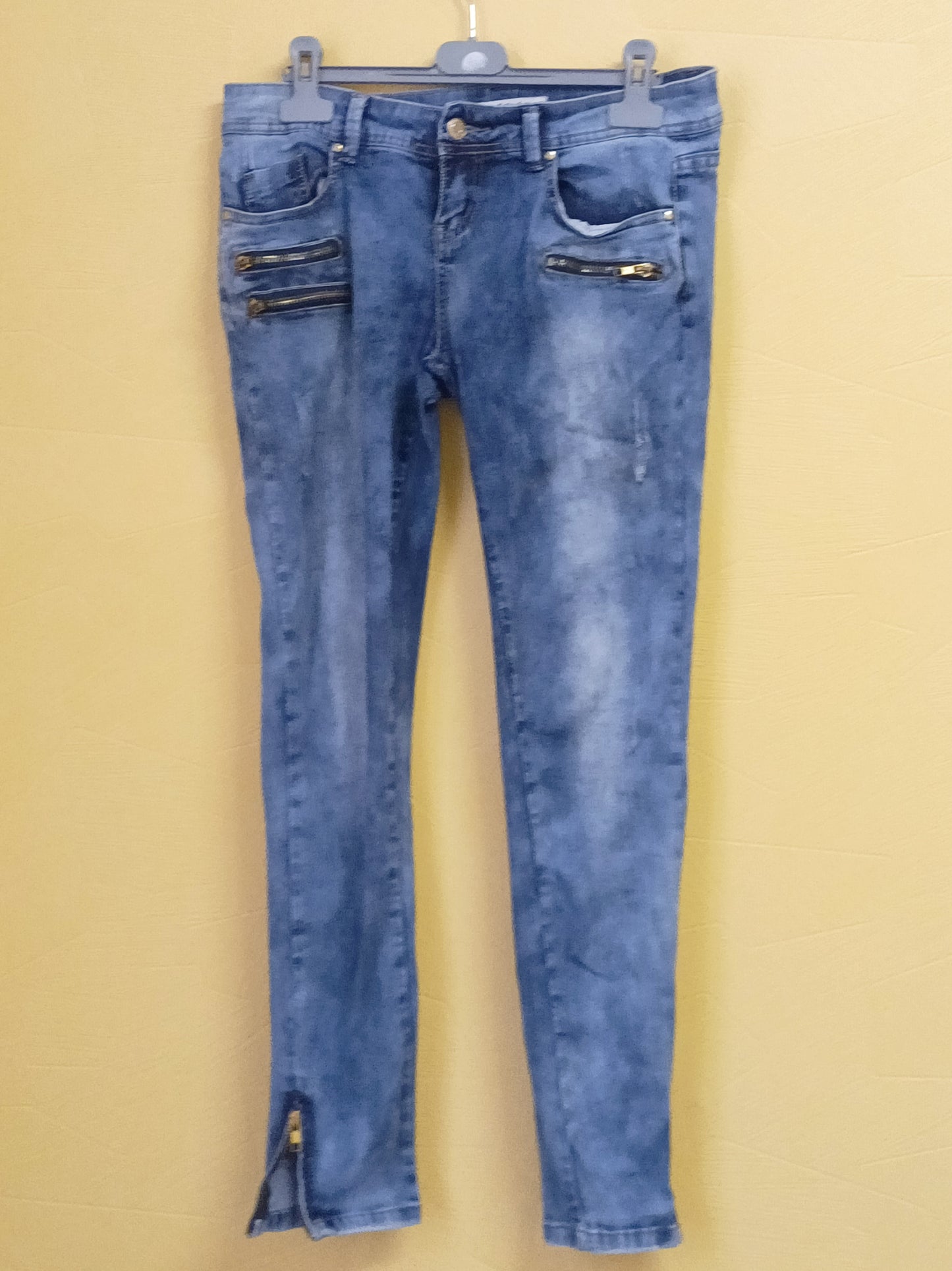 Jeans taille basse Mim bleu délavé Taille 36