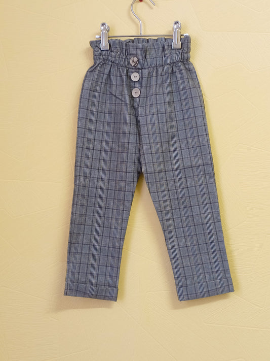 Pantalon Tissaia à carreaux Taille 3 Ans