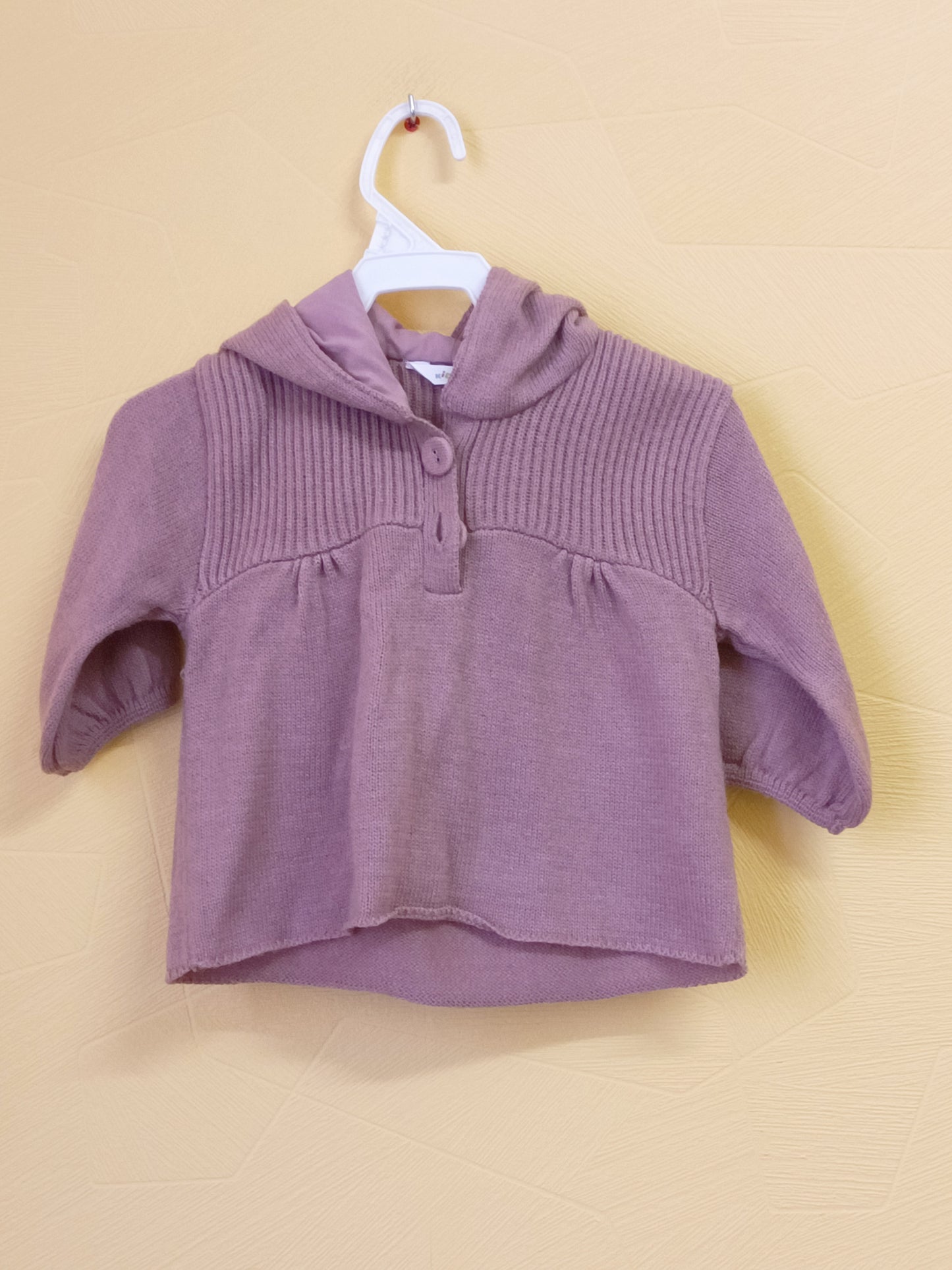 Pull à capuche Kid Kanaï vieux rose Taille 4 Ans