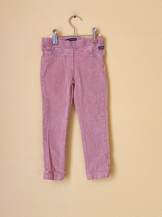 Pantalon en velours Terre de Marins rose Taille 4 Ans