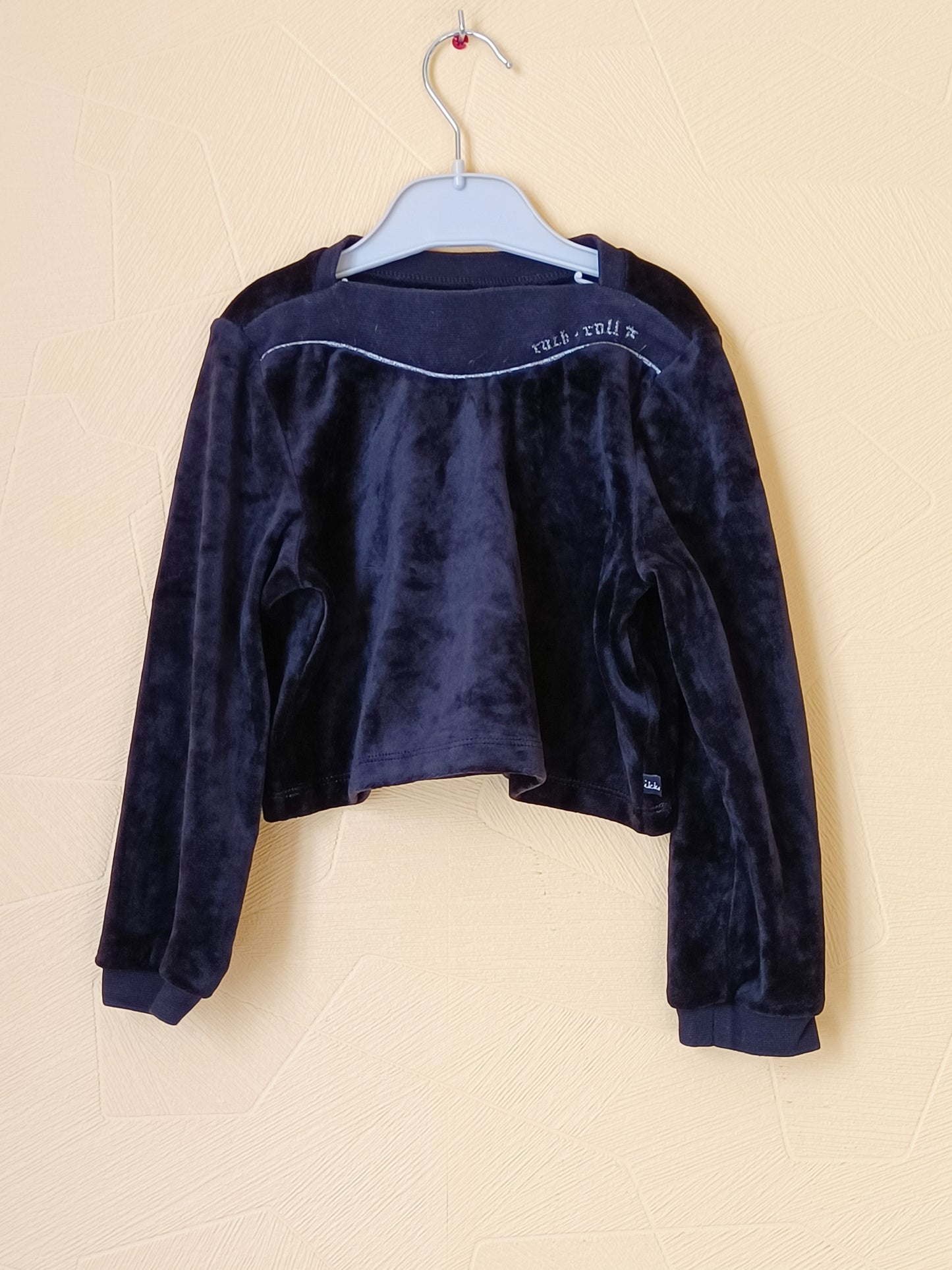 Sweat en velours IKKS noir Taille 4 Ans