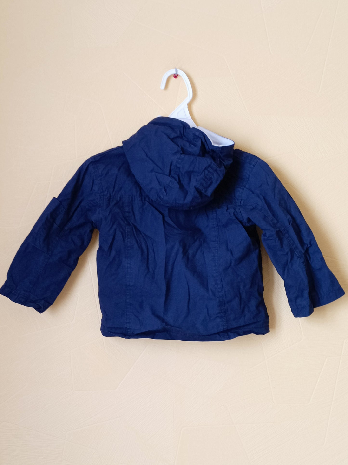 Veste coupe vent bleue marine Taille 24 Mois