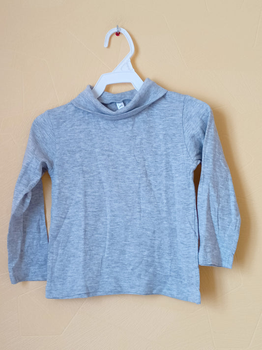 Sous pull gris Taille 4 Ans