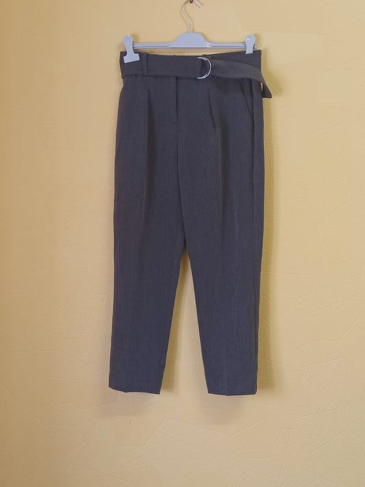 Pantalon Promod gris avec ceinture Taille 38