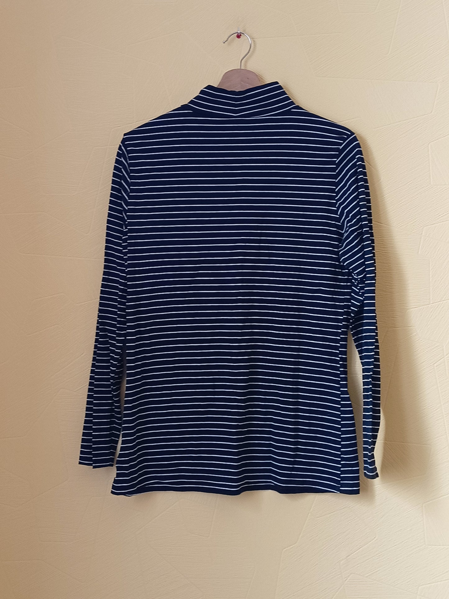 Sous pull rayé noir et blanc Taille XXL