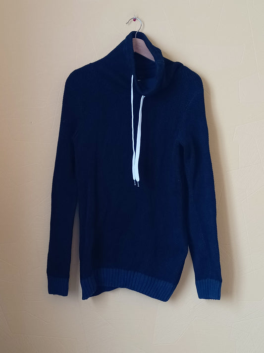 Pull avec col Kiabi bleu marine Taille S