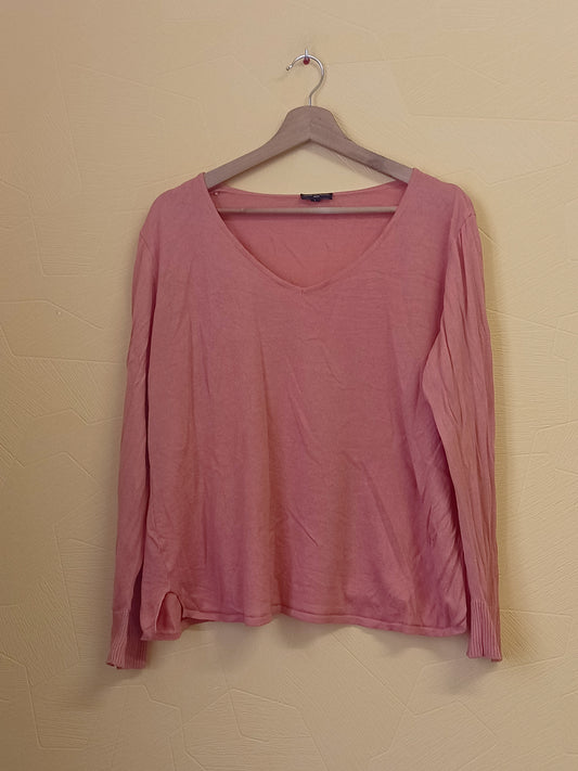 Pull fin Grain de Malice orange Taille L