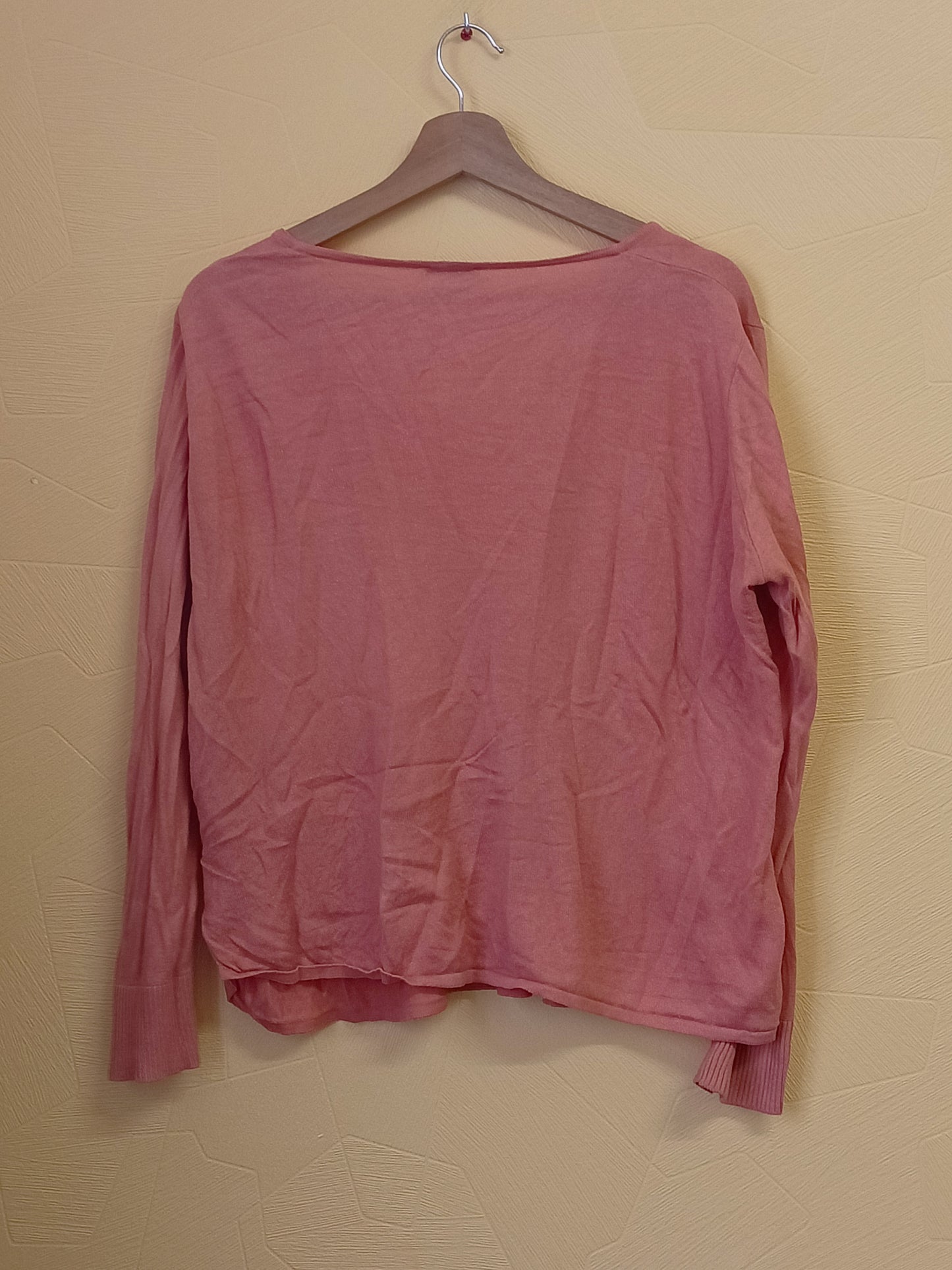 Pull fin Grain de Malice orange Taille L