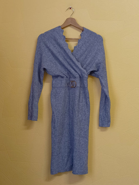 Robe pull manches longues Moëwy grise Taille S/M