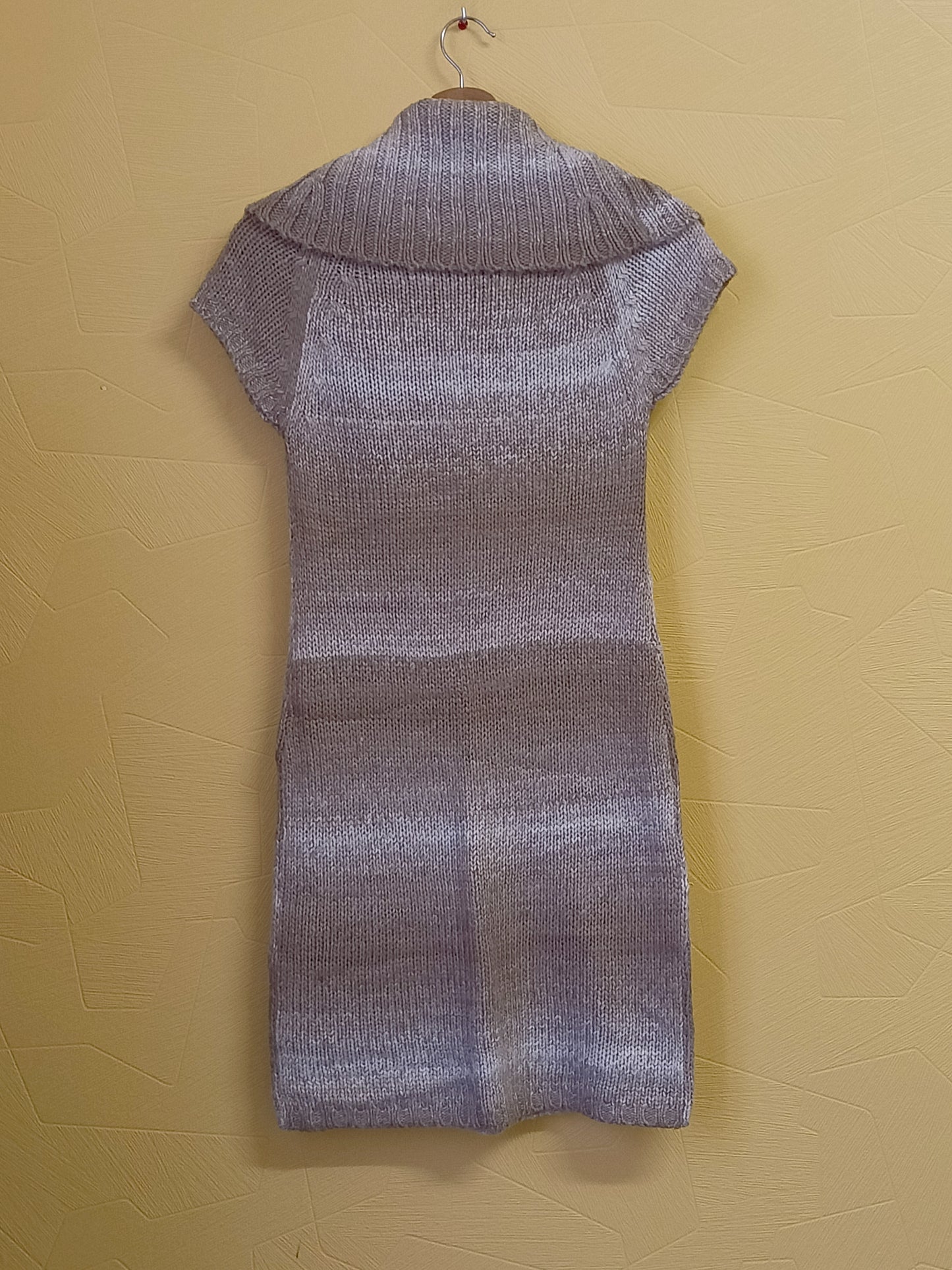 Robe pull sans manche avec col Women Only beige chiné Taille S