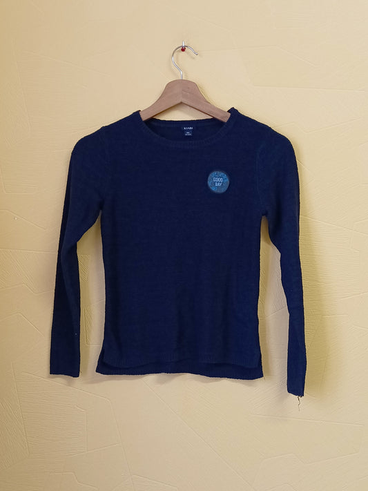 Pull fin Kiabi bleu marine Taille 10 Ans