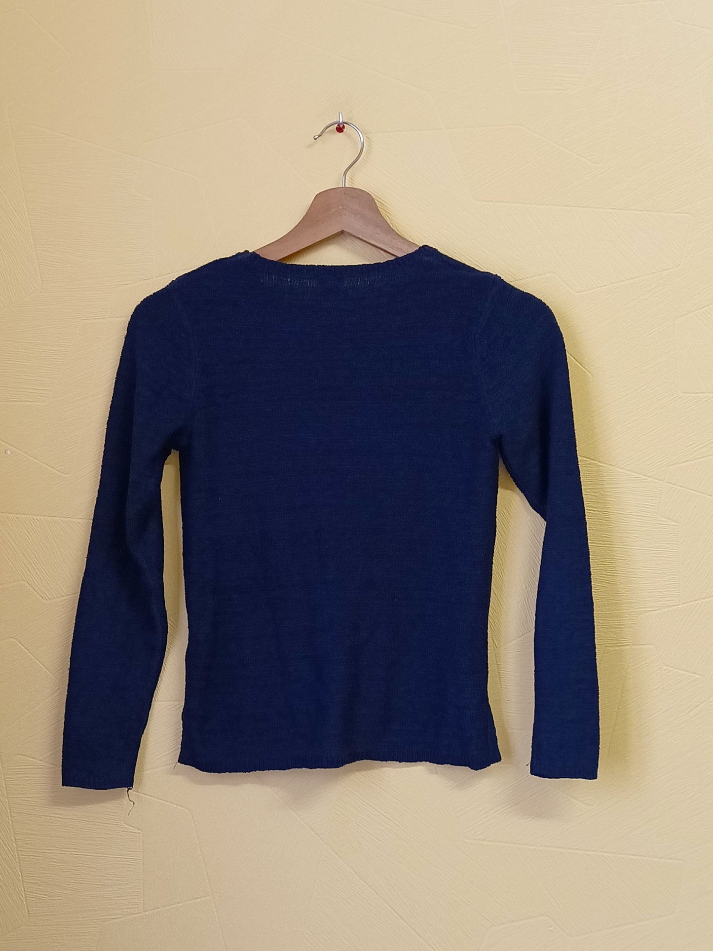 Pull fin Kiabi bleu marine Taille 10 Ans