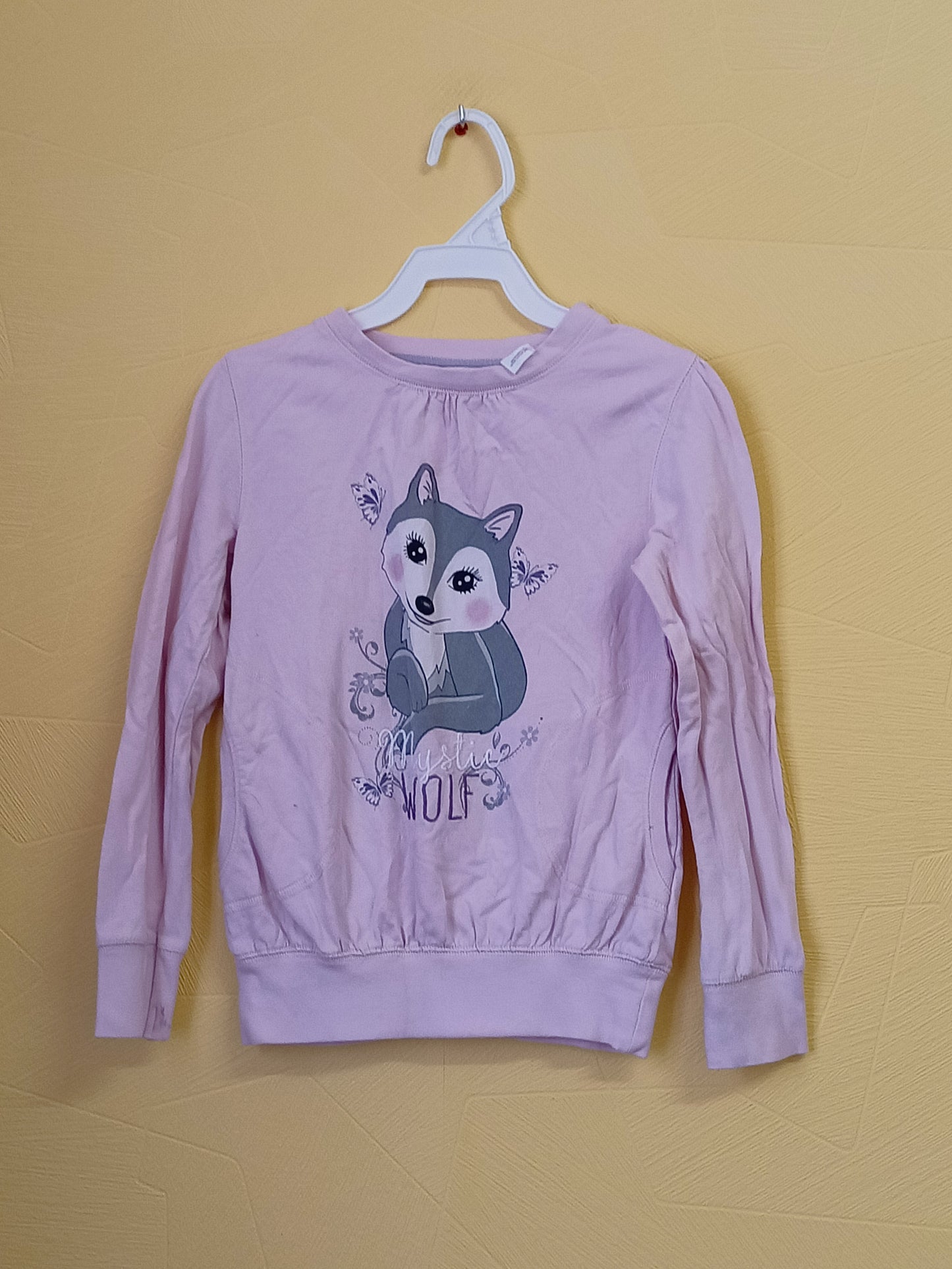 Sweat Kids rose avec impression Taille 6/7 Ans