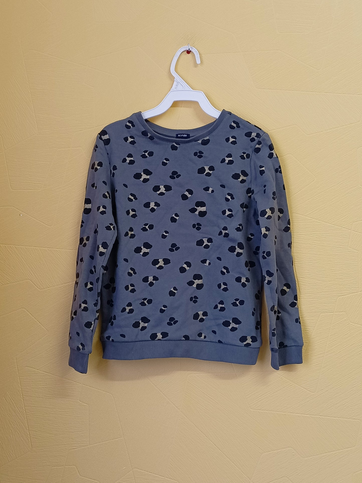 Sweat Kiabi gris imprimé Taille 10 Ans