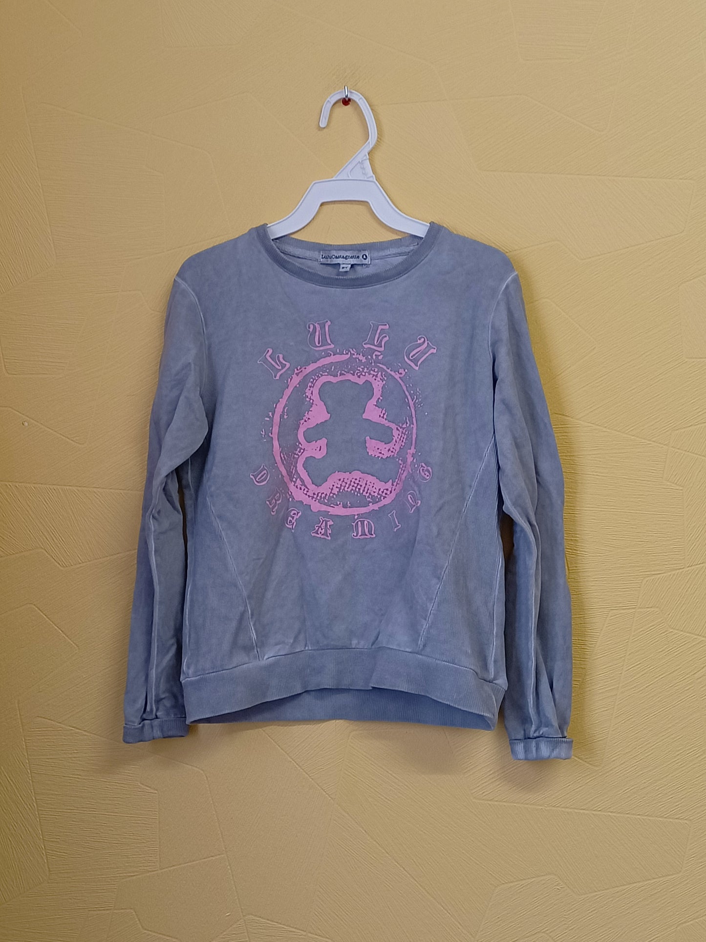 Sweat Lulu Castagnette Gris avec impression Taille 8 Ans