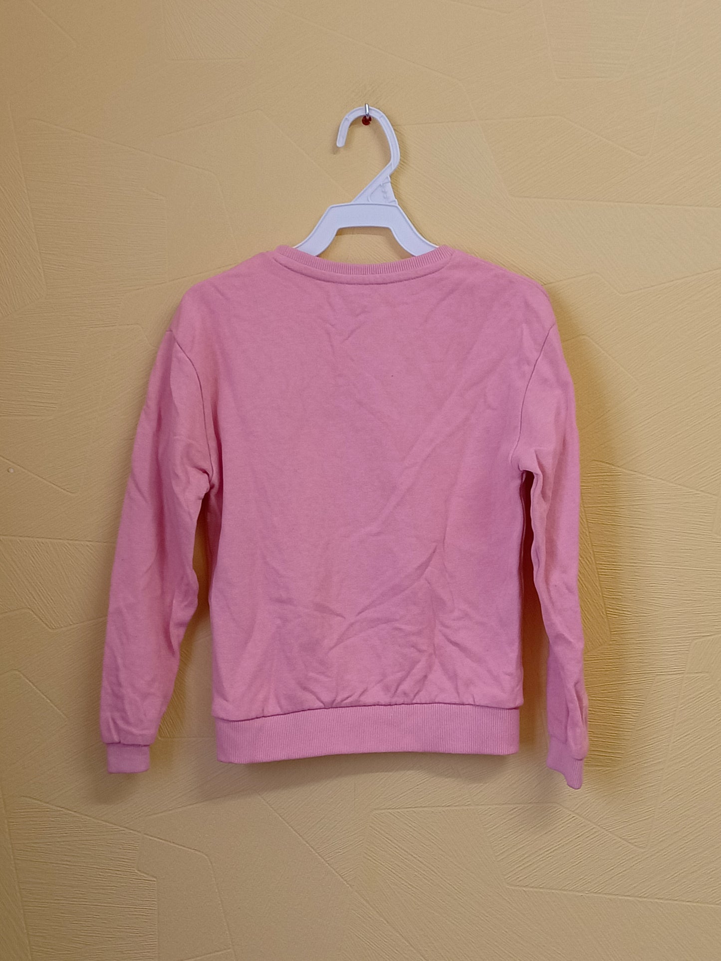 Sweat Kiabi corail avec impression Taille 8 Ans