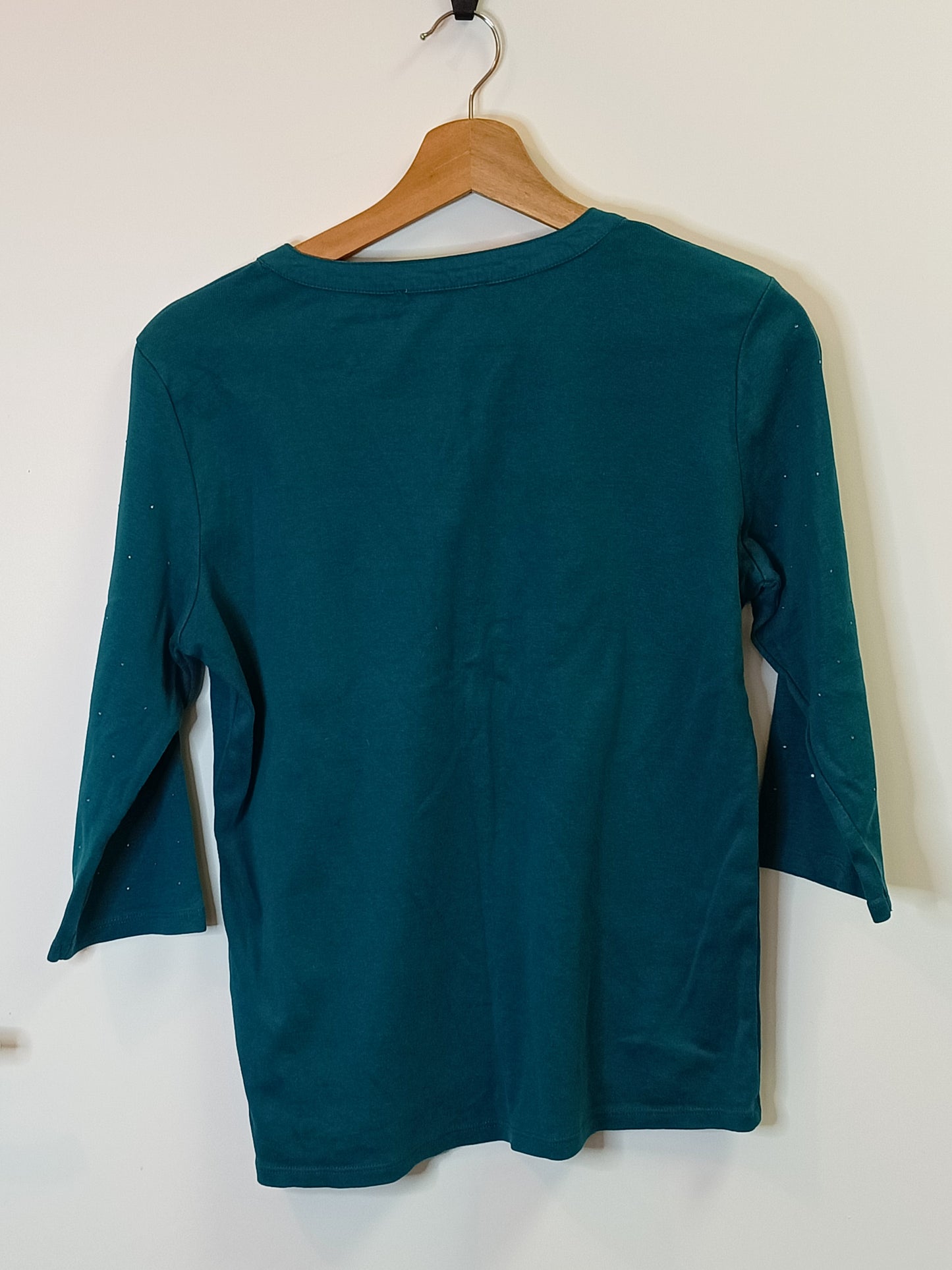 T-shirt manches longues Armand Thiery vert d'eau Taille M