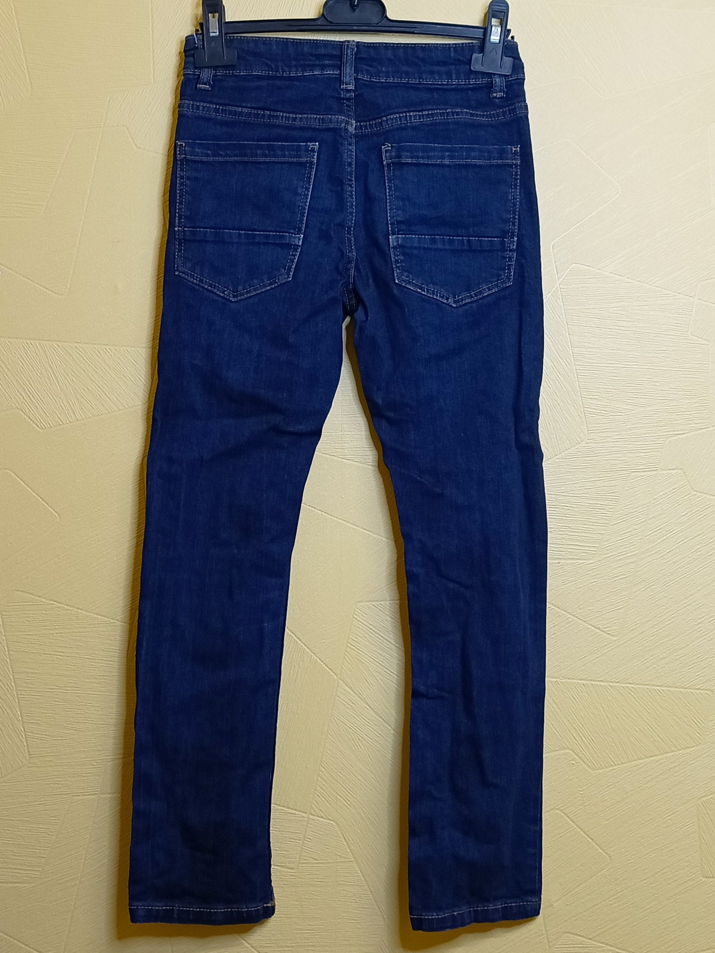 Jeans Kiabi bleu foncé slim Taille 10 Ans