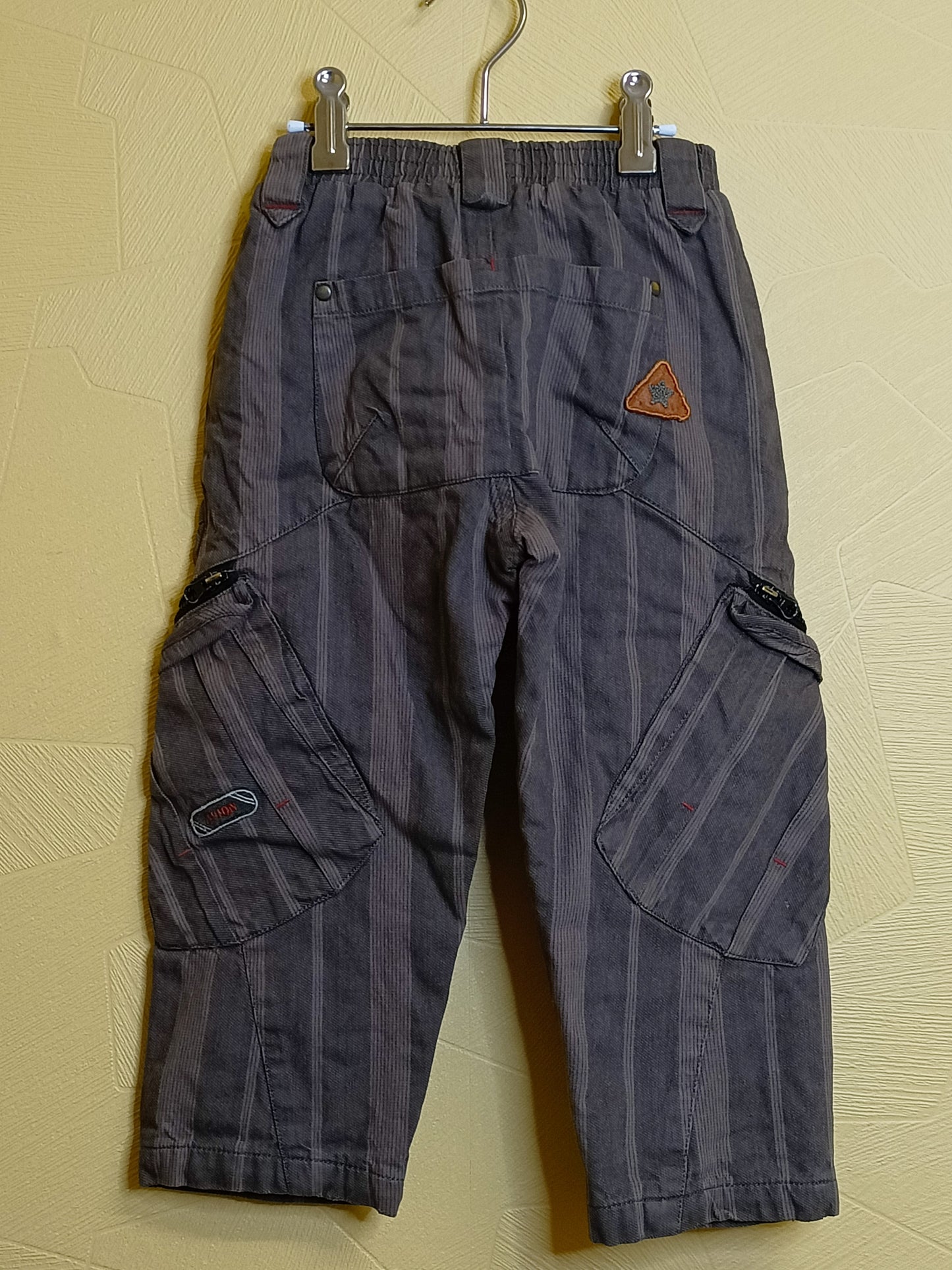 Pantalon doublé Marësse rayé marron Taille 3 Ans