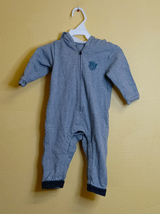 Surpyjama Little Marc Jacobs à capuche gris Taille 12 Mois